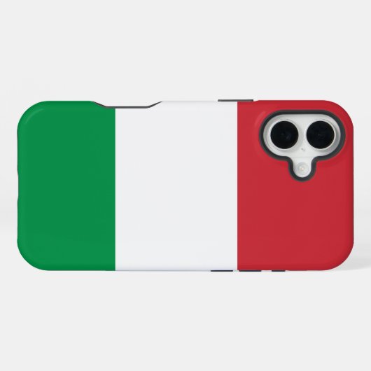 イタリア国旗 iPhoneケース (裏面横)