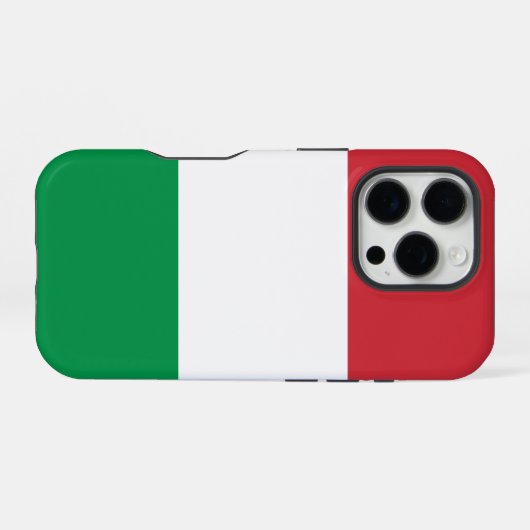 イタリア国旗 iPhoneケース (裏面横)