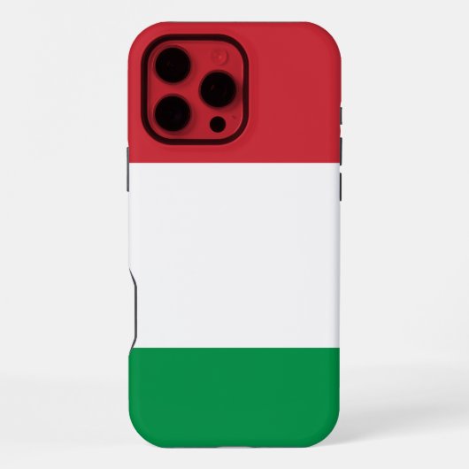 イタリア国旗 iPhoneケース (裏面)