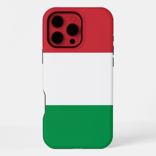 イタリア国旗 iPhoneケース (裏面)