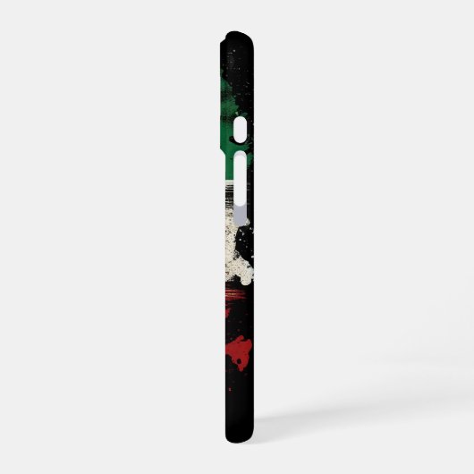 イタリア国旗 iPhone 16ケース (左側面)