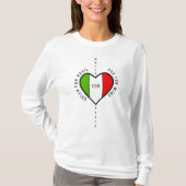 イタリア国旗 Tシャツ (正面)