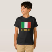 イタリア国旗 Tシャツ (正面フル)