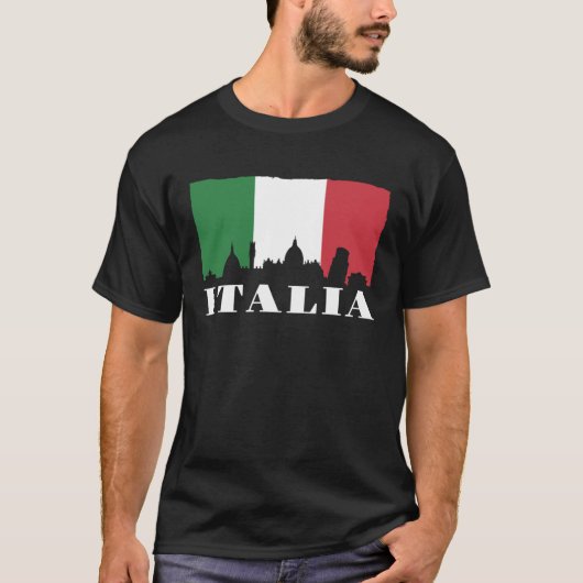 イタリア国旗 Tシャツ (正面)