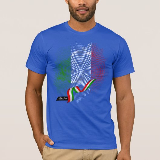 イタリア国旗 Tシャツ (正面)