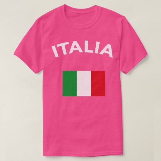 イタリア国旗 Tシャツ (デザイン正面)