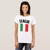 イタリア国旗 Tシャツ (正面フル)