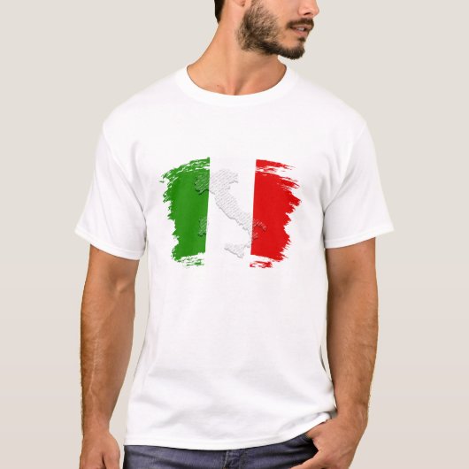 イタリア国旗 Tシャツ (正面)