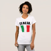 イタリア国旗 Tシャツ (正面フル)