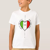 イタリア国旗 Tシャツ (正面)