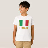 イタリア国旗 Tシャツ (正面フル)