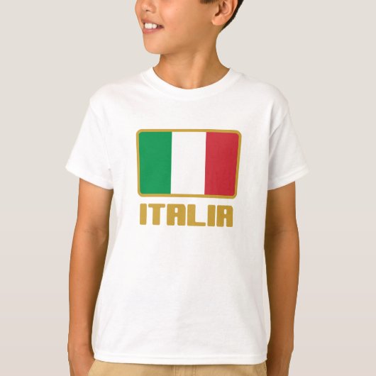 イタリア国旗 Tシャツ (正面)
