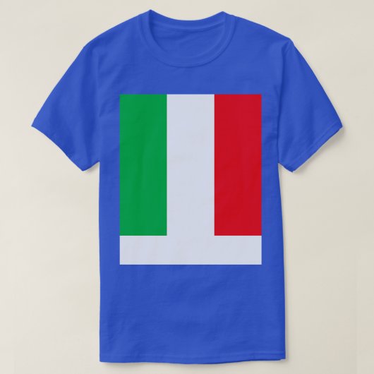 イタリア国旗 Tシャツ (デザイン正面)