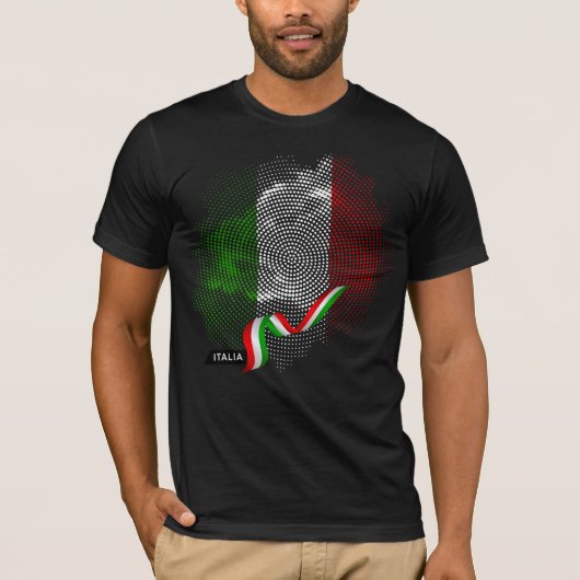 イタリア国旗 Tシャツ (正面)