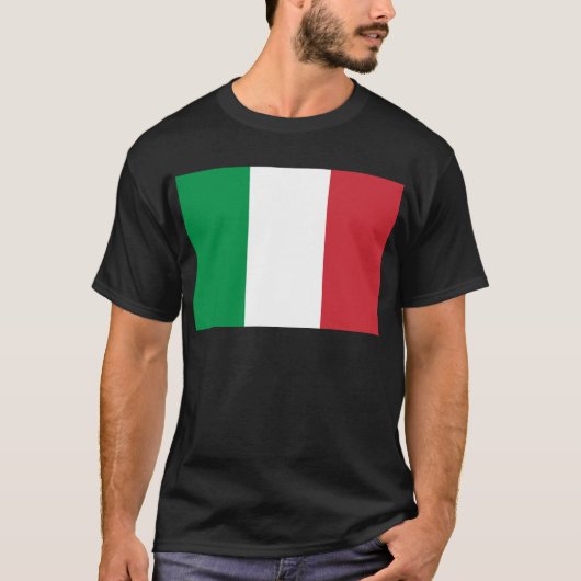 イタリア国旗 Tシャツ (正面)