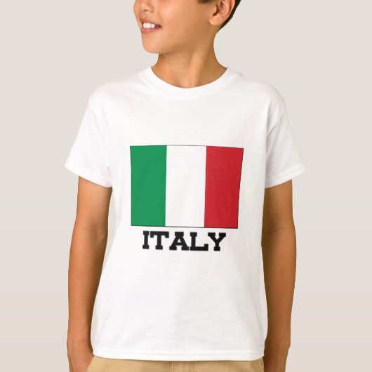 イタリア国旗 Tシャツ (正面)