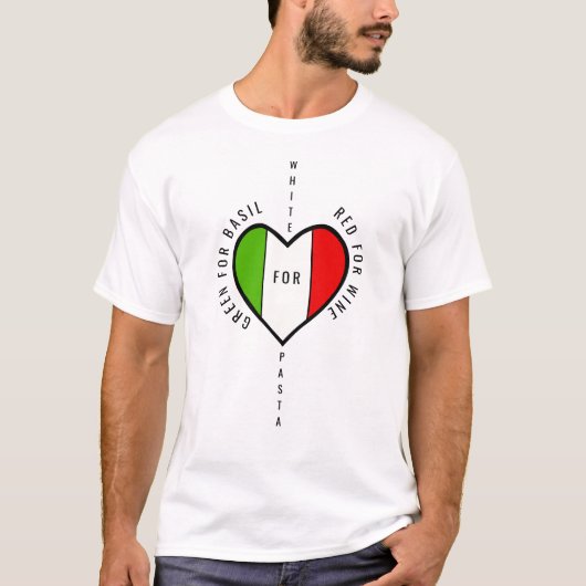 イタリア国旗 Tシャツ (正面)