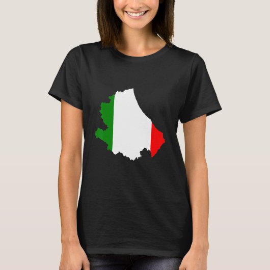 イタリア国旗Abruzzoの概要イタリア Tシャツ (正面)