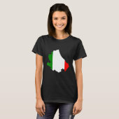 イタリア国旗Abruzzoの概要イタリア Tシャツ (正面フル)