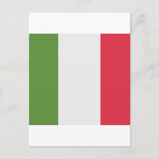 イタリア国旗Emoji Twitter ポストカード (正面)