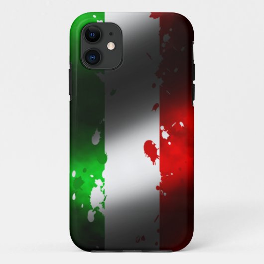 イタリア国旗Iphone 5ケースメイト Case-Mate iPhoneケース (裏面)