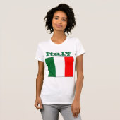 イタリア国旗Tシャツ Tシャツ (正面フル)