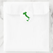 イタリア地図 ラウンドシール (バッグ)
