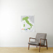 イタリア地域の地図 タペストリー (インサイチュ)