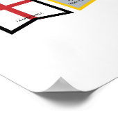 イタリア地域国旗のポスター ポスター (角)