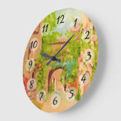 イタリア大時計 ラージ壁時計 (傾斜)