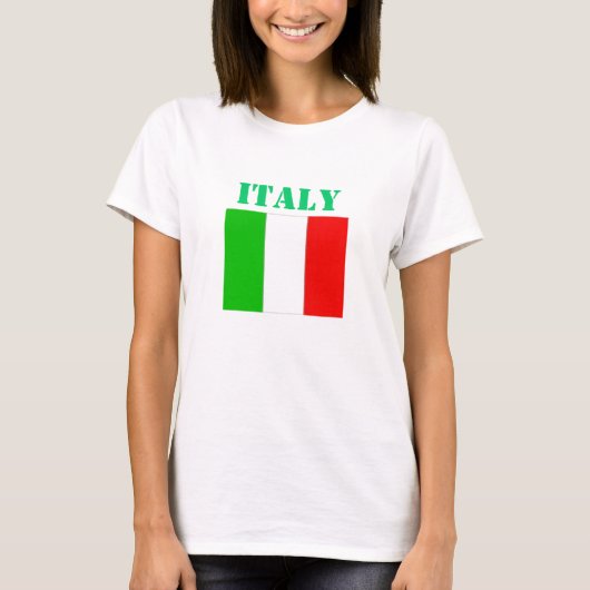 イタリア女性のTシャツ Tシャツ (正面)