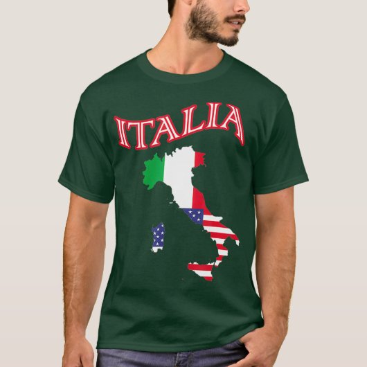 イタリア家族懇親会forイタリアン伝統 tシャツ (正面)