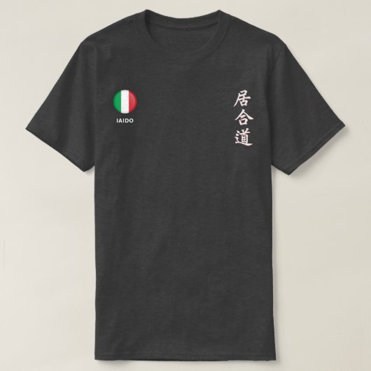イタリア居合道(2) Tシャツ (デザイン正面)