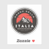 イタリア山岳バイクツアー パッソセラ シール (シート)