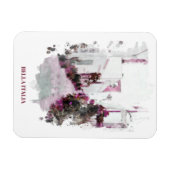 **イタリア工場通りAP12芸術的冷蔵庫 マグネット (横)