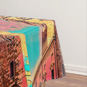 イタリア建築絵画の テーブルクロス (インサイチュ)