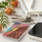 イタリア建絵画築 キーホルダー (正面右)