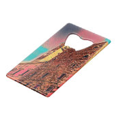 イタリア建絵画築 クレジットカード栓抜き (裏面アングル)