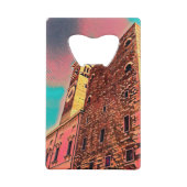 イタリア建絵画築 クレジットカード栓抜き (裏面)