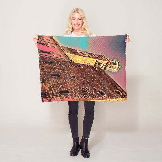 イタリア建絵画築 フリースブランケット (インサイチュ)