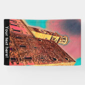 イタリア建絵画築 横断幕 (横)