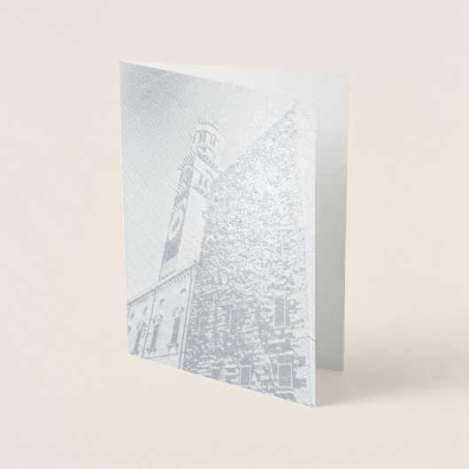 イタリア建絵画築 箔カード (正面)