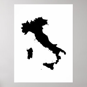 イタリア形状 ポスター