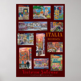 イタリア想起（イタリア・リコルデータ） ポスター