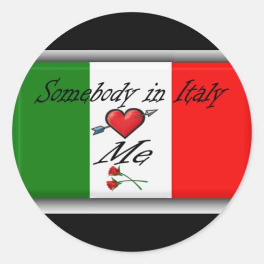 イタリア愛 ラウンドシール (正面)