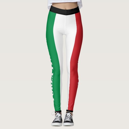 イタリア戦隊アズーラ・サッカー選手権大会2024 レギンス (正面)