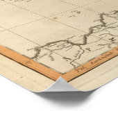 イタリア手彩色地図 ポスター (角)