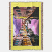 イタリア投げ毛布。 スローブランケット (正面縦)