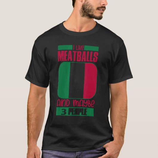 イタリア文化イタリアイタリアン国旗が好き Tシャツ (正面)