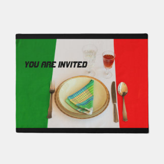 イタリア料理のドアマット ドアマット